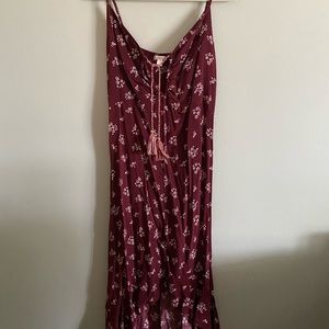 sleeveless high low dress